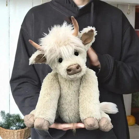 Sista dagen 49% rabatt - Highland Cow bär blommor