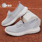 Andningsbara slip-on damskor med platta sulor