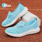 Andningsbara slip-on damskor med platta sulor