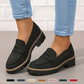 ⏳Fabrikserbjudande sista dagen - 49% rabatt 🎁Bekväma damloafers med grov klack och slip-on