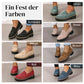 ⏳Fabrikserbjudande sista dagen - 49% rabatt 🎁Bekväma damloafers med grov klack och slip-on