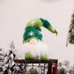 Ansiktslös jultomte docka ljus hängande prydnad