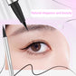 2-i-1 Vattentät Eyeliner & Nedre Ögonfrans Stämpelset med Individuell Flytande Eyeliner