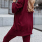Casual sweatshirt och leggings set för kvinnor