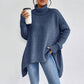 Damkläder Enfärgad turtleneck-tröja🎁Köp 2 och få fri frakt