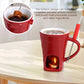 Keramisk chokladfonduemugg