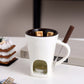 Keramisk chokladfonduemugg
