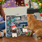 2025 julkalender med leksaker för katt och hund