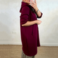 Oversized lång hoodiekjol med fickor för damer