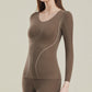 🍂Höstkampanj 50%💕Women's Thermal Underwear Set med hylla behå