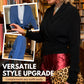 Moderiktig Omlottkofta för Damer med Flera Stylingmöjligheter