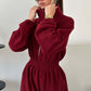 Mysig varm jumpsuit med dragkedja fram