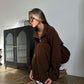 Mysig varm jumpsuit med dragkedja fram