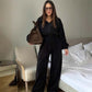 Mysig varm jumpsuit med dragkedja fram