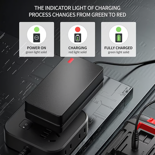 🔋 60% RABATT! ⚡ Universell Högeffektiv Laddare för Litiumbatterier – Snabbladdning, Säker & Kompatibel med Drönare/E-Scooter/Verktyg 🔧