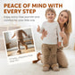 Toddler Warm Waterproof Anti-Slip Helklackatofflor