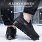 Värmande slip-on skor med lurvigt foder