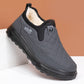 Värmande slip-on skor med lurvigt foder