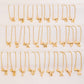 🔥KÖP 1 FÅ 1 GRATIS!!🔥Tiny Initial Halsband Golden Heart Letter A-Z💖