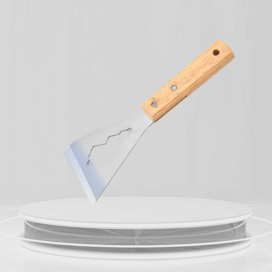 🛠️ KÖP 1, FÅ 1 GRATIS! ⚒️ Multifunktionsspackel med Trähandtag – Skrapa, Spackla & Måla 🏠