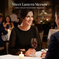 Elegant Sheer Mesh Lantern Sleeve Bodycon Dress