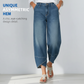 🔥Erbjudande i begränsad tid - Casual, vida ben, beskurna jeans för kvinnor