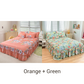 🛏️ 50% RABATT! 🎀 3-delat Volangsängkjol – Elegant Design, Fullständigt Skydd & Universell Passform 🛌