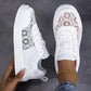Damsneakers i mesh som andas med spets