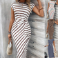 👗 Köp 2, få 8 % rabatt💃 Elegant klänning med knuten midja – smickrande passform, flödande tyg och perfekt för speciella tillfällen ✨