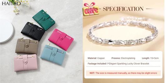 🔥2026 Hot Sale😍Små portföljer Dam läderplånbok