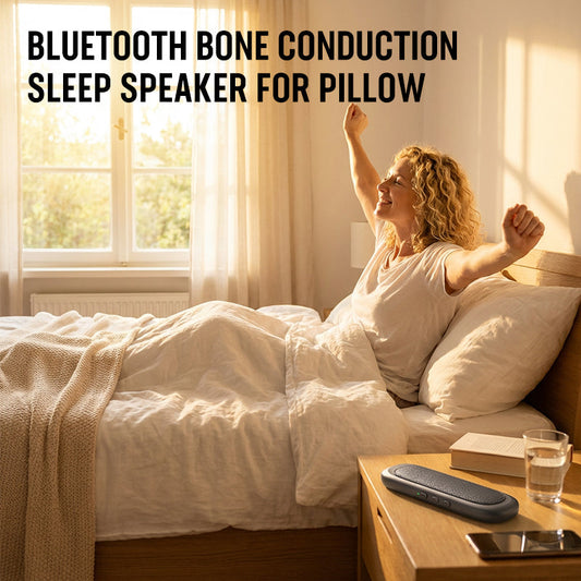 🌙💤Benledningsteknik i kudde-Bluetooth-högtalare – Din personliga lugn med perfekt ljud