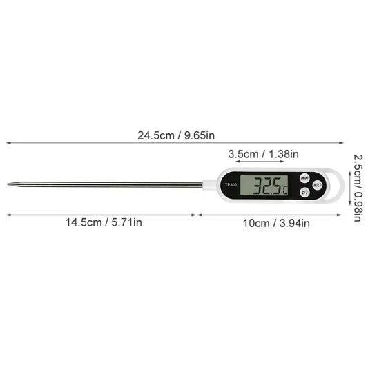 Digital köksvatten- och oljetermometer