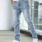Moderna slim fit stretchjeans för herr