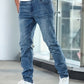 Moderna slim fit stretchjeans för herr