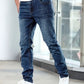 Moderna slim fit stretchjeans för herr
