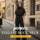 Elegant jumpsuit för dam med halvlång ärm och hög krage