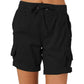 Lösa shorts med hög midja för damer