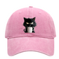 📢📢 50 % rabatt!!!😻Söt svart katt vintage basebollkeps