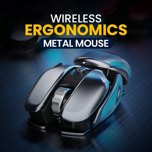 😎🦾Trådlös ergonomisk metallmus💻✨ (49% rabatt🔥)