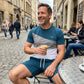 👕🩳 Sett med T-skjorte og shorts i fargeblokker for menn – 50 % RABATT! Iøynefallende design med fargeblokker, avslappet passform, pustende stoff – ditt perfekte sommersett. 🔥☀️