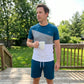 👕🩳 Sett med T-skjorte og shorts i fargeblokker for menn – 50 % RABATT! Iøynefallende design med fargeblokker, avslappet passform, pustende stoff – ditt perfekte sommersett. 🔥☀️