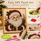 🎄 50 % RABATT – DIY-julemalingssett med diamantmaling – 5 klassiske motiver – avslappende håndarbeid – komplett sett med ramme – perfekt julegave