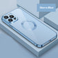 Ny version 2.0 Transparent galvaniserat telefonfodral med kameravskyddet