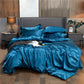 25 Momme Luxury Pure Mulberry Silk Bed Supplies Kit 4（1x quilt + 1x ark + 2x kuddhylsa）