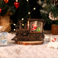 Julklapp tåg kristallkulor dekoration