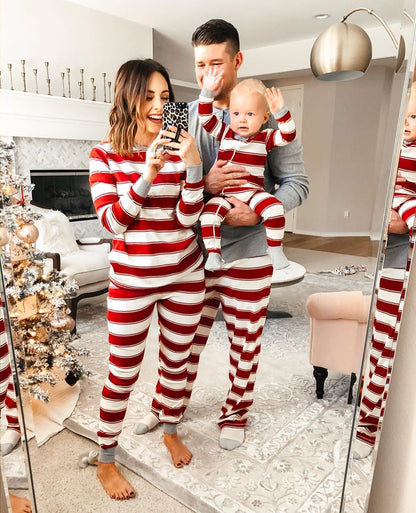 BLACK FRIDAY VÄLFÄRD?BÄSTA FAMILJEN JUL PYJAMAS 2-DELAT SET