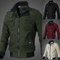 Herrmode Casual Windbreaker Jacka Bomullsrock