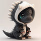 Cool staty av babydrake