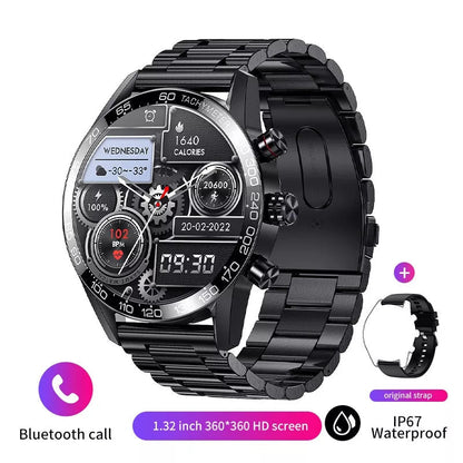 2023 NY SMART KLOCKA ANPASSAD KLOCKA ANSIKTE SPORT VATTENTÄT BLUETOOTH SAMTAL SMARTWATCH ECG+PPG