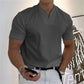 2024 Mäns gentleman -affärer Short -Sleeved Fitness T-tröja